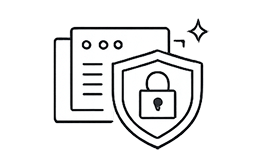 個人情報保護のセキュリティイラスト